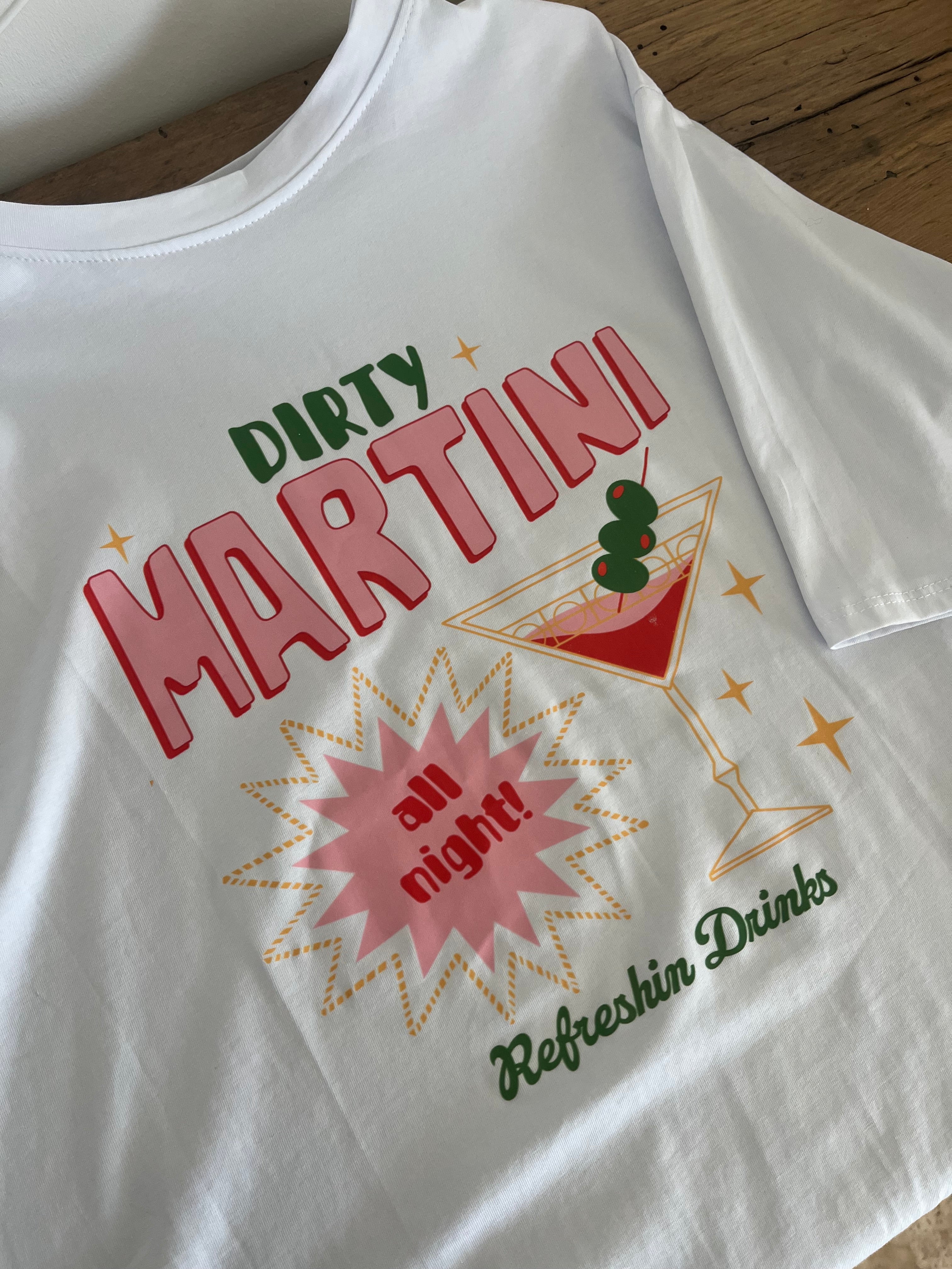 T-Shirt Martini Blanc