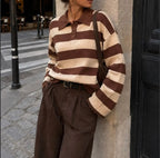 Pull Polo Beige